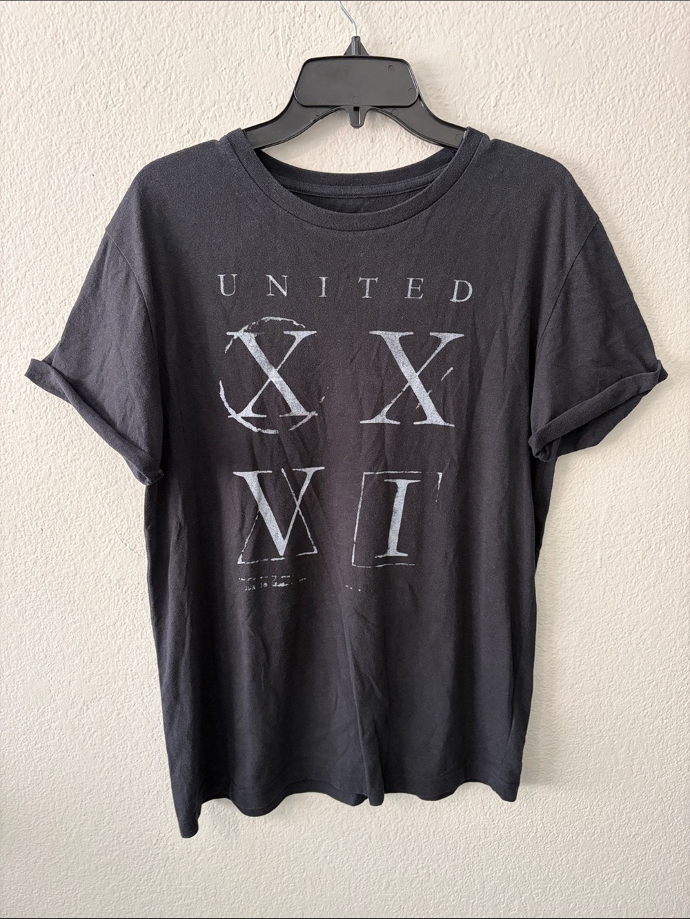 Aeropostale Guys United XXVI Black Short Sleeve Graphic Tee | Magcon Boys Brand